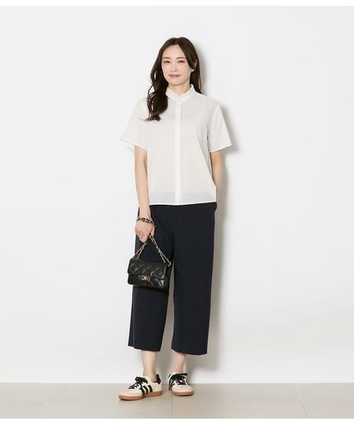 NEWYORKER L-SIZE / ニューヨーカー エルサイズ その他パンツ | ワイドクロップドパンツ レディース 手洗い可能 | 詳細15