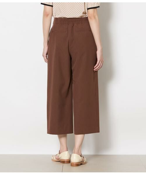 NEWYORKER L-SIZE / ニューヨーカー エルサイズ その他パンツ | ワイドクロップドパンツ レディース 手洗い可能 | 詳細3