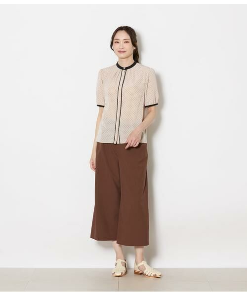 NEWYORKER L-SIZE / ニューヨーカー エルサイズ その他パンツ | ワイドクロップドパンツ レディース 手洗い可能 | 詳細7