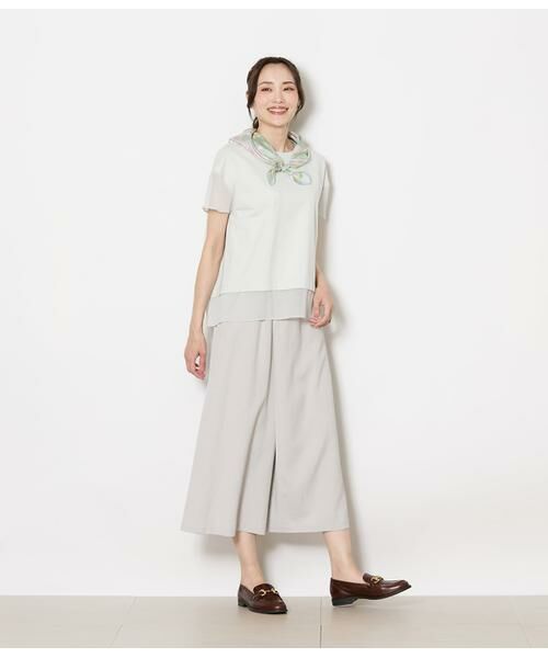 NEWYORKER L-SIZE / ニューヨーカー エルサイズ Tシャツ | 袖切替えカットソープルオーバー レディース 遮熱 | 詳細10