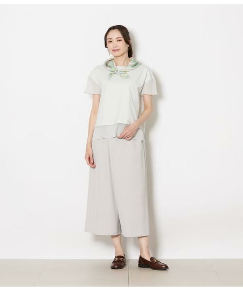 NEWYORKER L-SIZE / ニューヨーカー エルサイズ Tシャツ | 袖切替えカットソープルオーバー レディース 遮熱 | 詳細9
