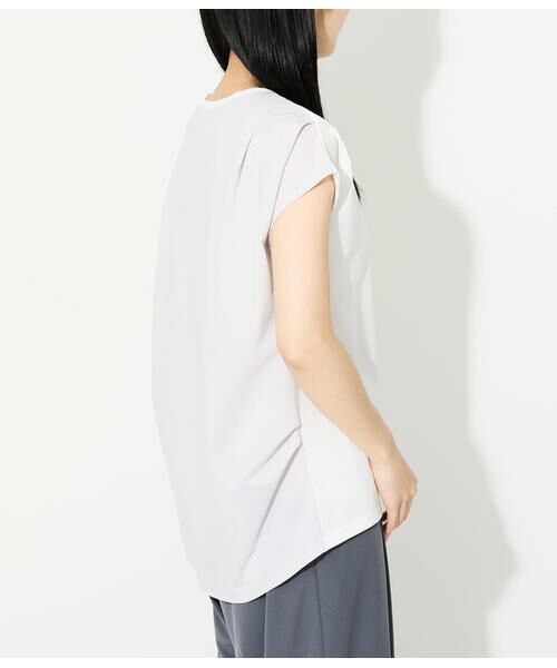 NEWYORKER L-SIZE / ニューヨーカー エルサイズ Tシャツ | シルケットストライプ 前後切替えプルオーバー | 詳細11