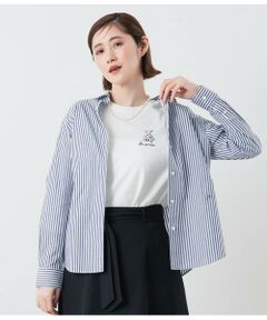 NEWYORKER L-SIZE / ニューヨーカー エルサイズ シャツ・ブラウス | ロンドンストライプ レギュラーカラー長袖シャツ