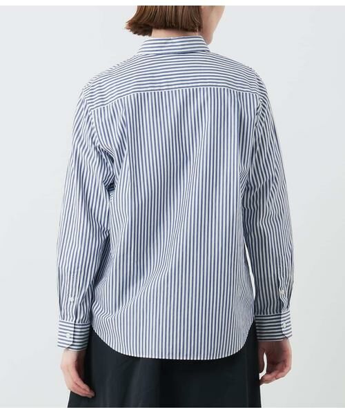 NEWYORKER L-SIZE / ニューヨーカー エルサイズ シャツ・ブラウス | ロンドンストライプ レギュラーカラー長袖シャツ | 詳細2