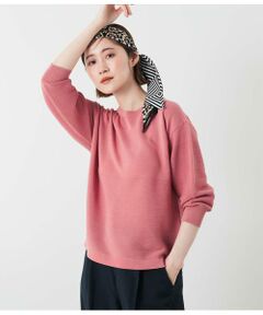 NEWYORKER L-SIZE / ニューヨーカー エルサイズ ニット・セーター | コットンポリエステル ガーター編みニットプルオーバー