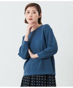NEWYORKER L-SIZE / ニューヨーカー エルサイズ ニット・セーター | コットンポリエステル ガーター編みニットプルオーバー
