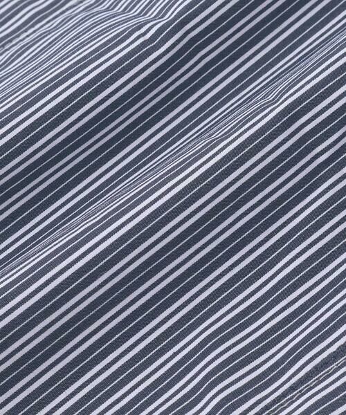 nexchic / ネクシック ミニ丈・ひざ丈ワンピース | シャツ風ファスナーデニム&ストライプワンピース(110~150cm) | 詳細18