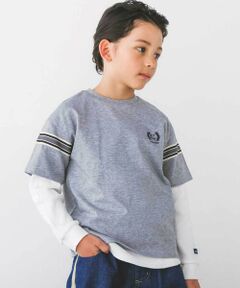 nexchic / ネクシック Tシャツ | 天竺半袖+ワッフル長袖Tシャツセット(110~150cm)