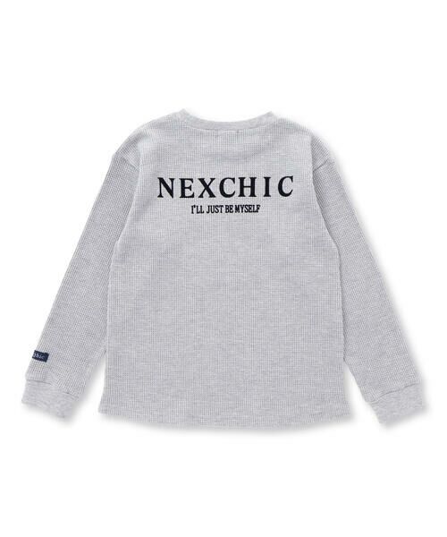 nexchic / ネクシック Tシャツ | 天竺半袖+ワッフル長袖Tシャツセット(110~150cm) | 詳細8