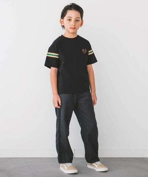 nexchic / ネクシック Tシャツ | 天竺半袖+ワッフル長袖Tシャツセット(110~150cm) | 詳細4