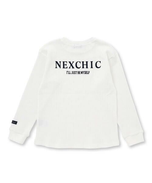 nexchic / ネクシック Tシャツ | 天竺半袖+ワッフル長袖Tシャツセット(110~150cm) | 詳細17