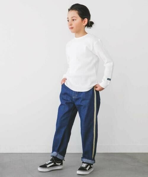 nexchic / ネクシック Tシャツ | 天竺半袖+ワッフル長袖Tシャツセット(110~150cm) | 詳細10