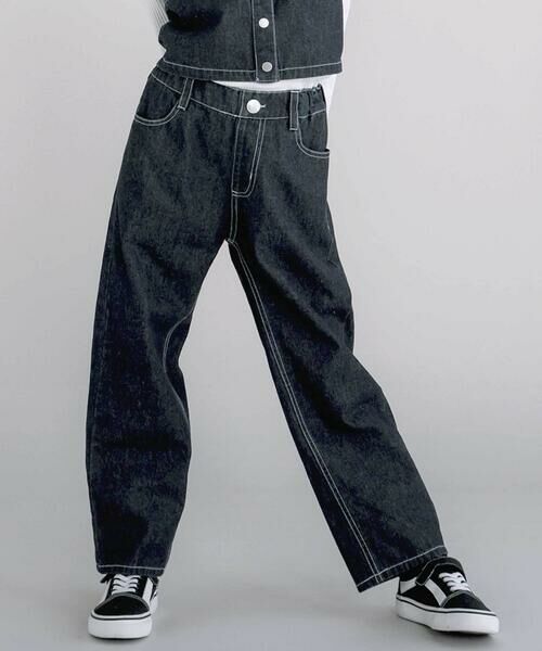 nexchic / ネクシック その他トップス | デニムビスチェ+パンツセットアップ(110~150cm) | 詳細2