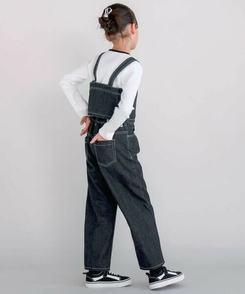 nexchic / ネクシック その他トップス | デニムビスチェ+パンツセットアップ(110~150cm) | 詳細3