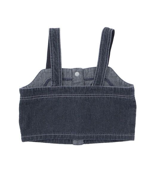 nexchic / ネクシック その他トップス | デニムビスチェ+パンツセットアップ(110~150cm) | 詳細7