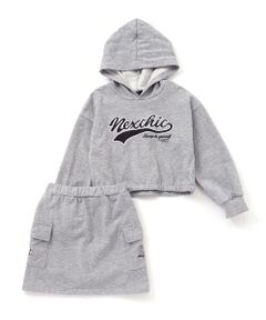 nexchic / ネクシック パーカー | フ—ディーパーカー+スカートセットアップ(110~150cm)