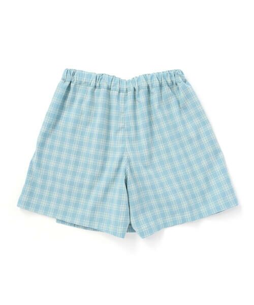 nexchic / ネクシック シャツ・ブラウス | チェック柄半袖シャツ+プリーツスカパンセット(110~150cm) | 詳細6