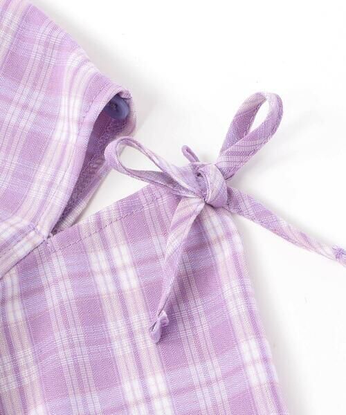 nexchic / ネクシック シャツ・ブラウス | チェック柄半袖シャツ+プリーツスカパンセット(110~150cm) | 詳細19