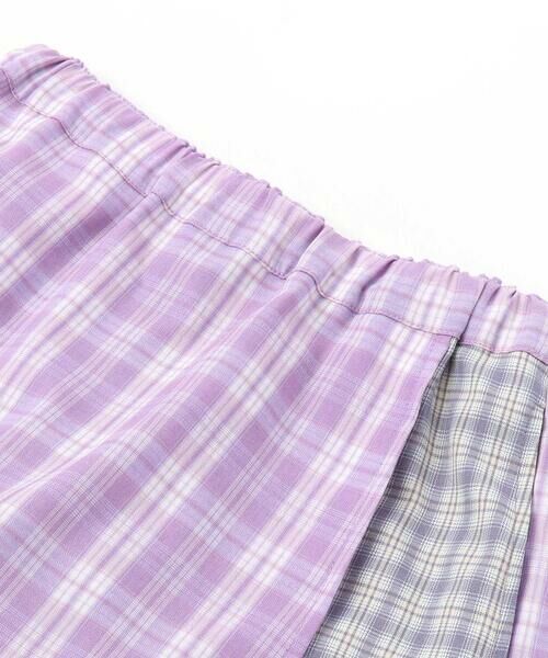 nexchic / ネクシック シャツ・ブラウス | チェック柄半袖シャツ+プリーツスカパンセット(110~150cm) | 詳細21