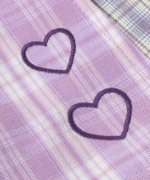 nexchic / ネクシック シャツ・ブラウス | チェック柄半袖シャツ+プリーツスカパンセット(110~150cm) | 詳細24