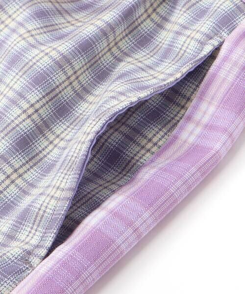 nexchic / ネクシック シャツ・ブラウス | チェック柄半袖シャツ+プリーツスカパンセット(110~150cm) | 詳細25