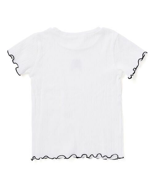 nexchic / ネクシック Tシャツ | リボン付きギャザーキャミ+スパンテレコ半袖Tシャツセット(110~150cm) | 詳細7