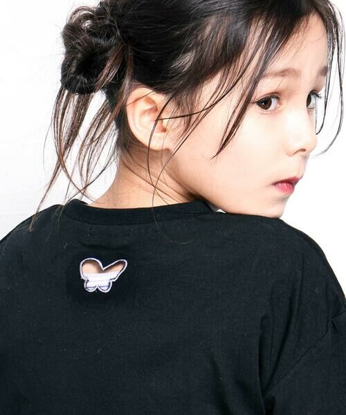 nexchic / ネクシック Tシャツ | ボーダーテレコタンクトップ+シアー天竺Tシャツセット(110~150cm) | 詳細19