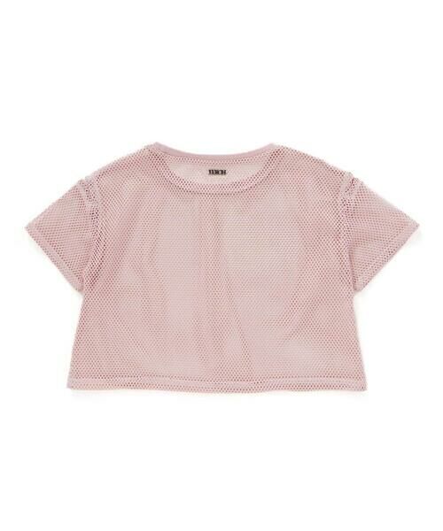 nexchic / ネクシック Tシャツ | バラプリント天竺Tシャツ+メッシュ半袖Tシャツセット(110~150cm) | 詳細6