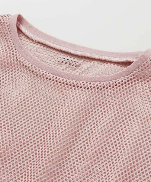 nexchic / ネクシック Tシャツ | バラプリント天竺Tシャツ+メッシュ半袖Tシャツセット(110~150cm) | 詳細9