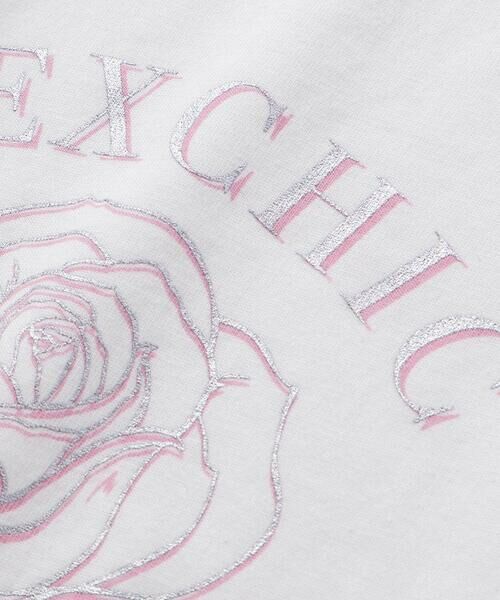 nexchic / ネクシック Tシャツ | バラプリント天竺Tシャツ+メッシュ半袖Tシャツセット(110~150cm) | 詳細18