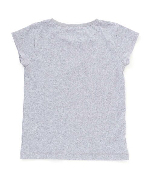 nexchic / ネクシック Tシャツ | デニムチェックキャミソール+天竺半袖Tシャツセット(110~150cm) | 詳細8