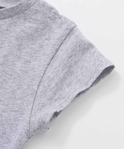 nexchic / ネクシック Tシャツ | デニムチェックキャミソール+天竺半袖Tシャツセット(110~150cm) | 詳細14