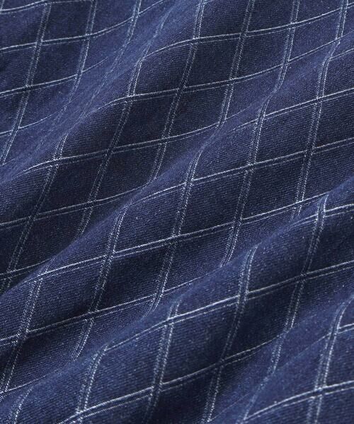 nexchic / ネクシック ノーカラージャケット | 【お揃い】デニムツイルファスナー付きジャケット(110~150cm) | 詳細5