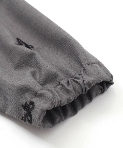 nexchic / ネクシック ノーカラージャケット | 【お揃い】デニムツイルファスナー付きジャケット(110~150cm) | 詳細13