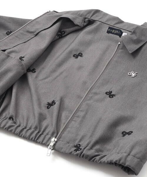 nexchic / ネクシック ノーカラージャケット | 【お揃い】デニムツイルファスナー付きジャケット(110~150cm) | 詳細16