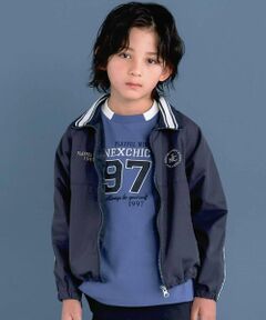 nexchic / ネクシック ブルゾン | ロゴ刺しゅうタフタコーチジャケット(110~150cm)
