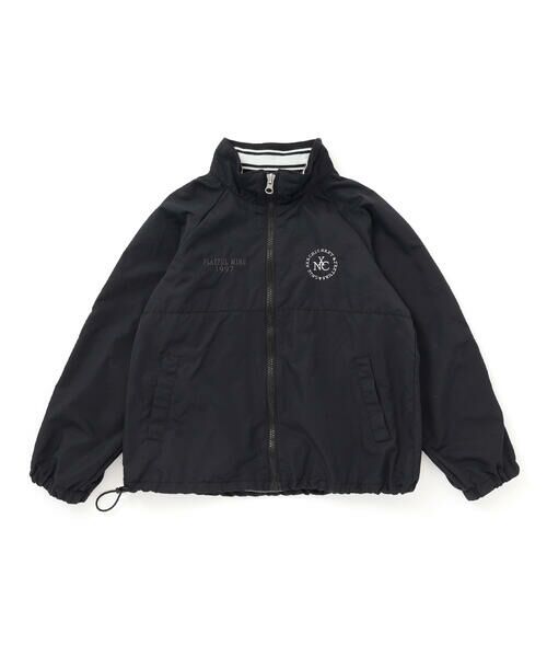 nexchic / ネクシック ブルゾン | ロゴ刺しゅうタフタコーチジャケット(110~150cm) | 詳細4