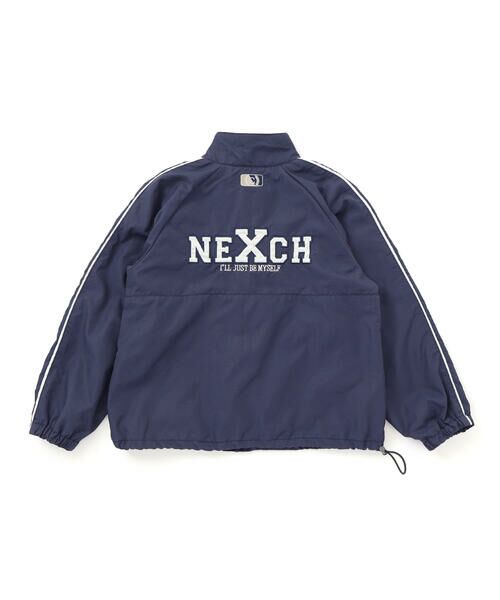 nexchic / ネクシック ブルゾン | ロゴ刺しゅうタフタコーチジャケット(110~150cm) | 詳細10