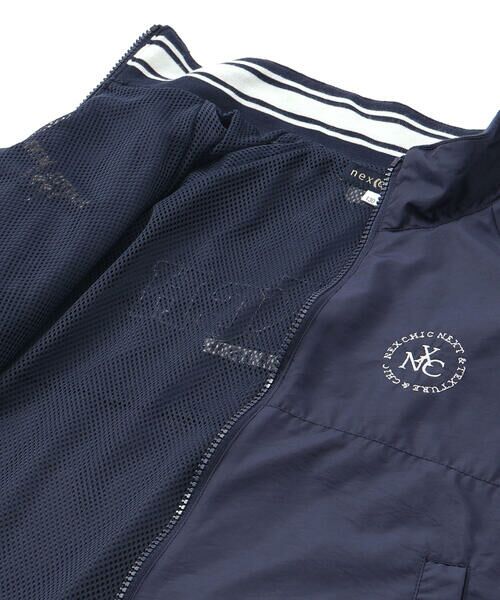nexchic / ネクシック ブルゾン | ロゴ刺しゅうタフタコーチジャケット(110~150cm) | 詳細11