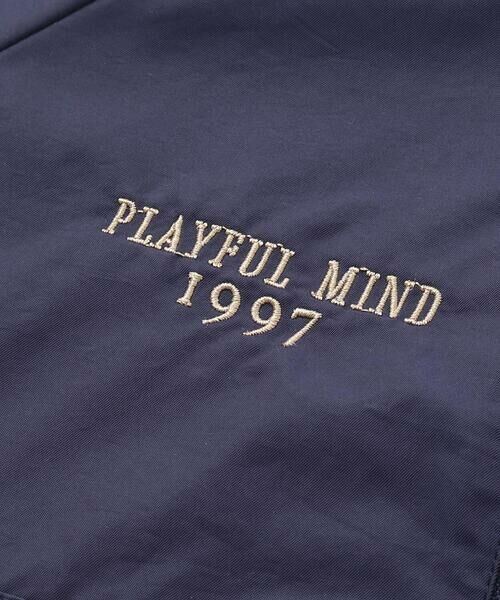 nexchic / ネクシック ブルゾン | ロゴ刺しゅうタフタコーチジャケット(110~150cm) | 詳細13