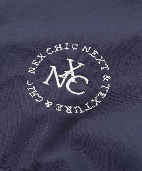 nexchic / ネクシック ブルゾン | ロゴ刺しゅうタフタコーチジャケット(110~150cm) | 詳細14