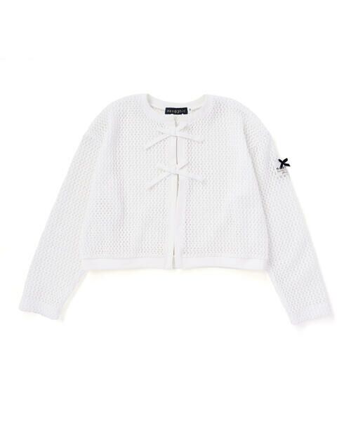 nexchic / ネクシック カーディガン・ボレロ | リボン付きニットカーディガン(110~150cm) | 詳細5