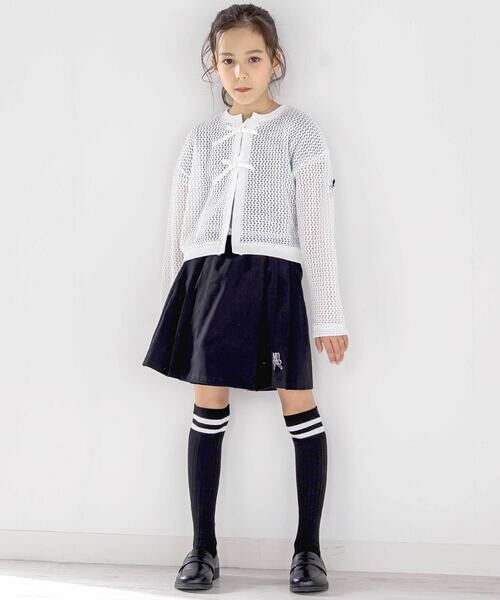 nexchic / ネクシック カーディガン・ボレロ | リボン付きニットカーディガン(110~150cm) | 詳細3