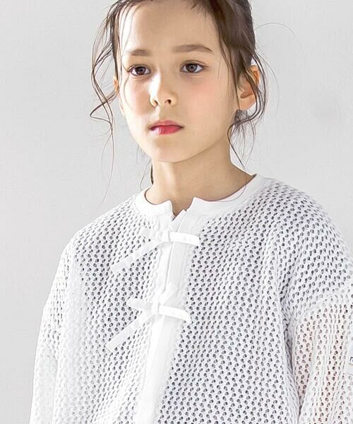 nexchic / ネクシック カーディガン・ボレロ | リボン付きニットカーディガン(110~150cm) | 詳細4