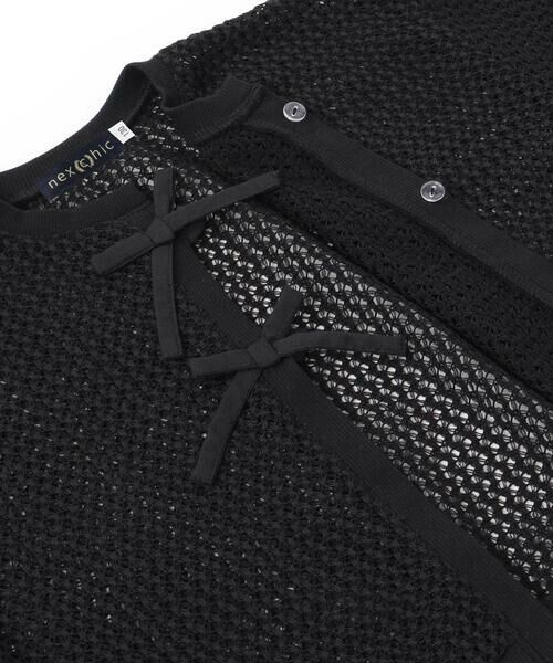 nexchic / ネクシック カーディガン・ボレロ | リボン付きニットカーディガン(110~150cm) | 詳細14