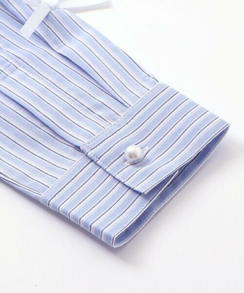 nexchic / ネクシック シャツ・ブラウス | 【お揃い】袖ライン無地&ストライプ長袖シャツ(110~150cm) | 詳細10
