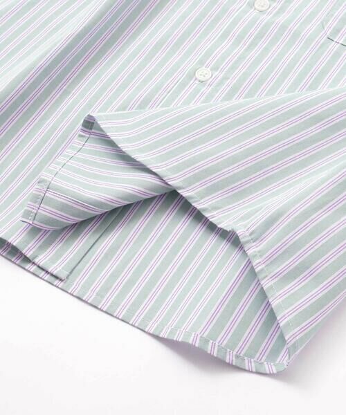 nexchic / ネクシック シャツ・ブラウス | 【お揃い】ストライプ袖切り替えシャツ(110~150cm) | 詳細12
