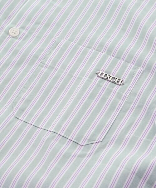 nexchic / ネクシック シャツ・ブラウス | 【お揃い】ストライプ袖切り替えシャツ(110~150cm) | 詳細9