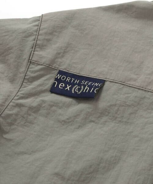 nexchic / ネクシック シャツ・ブラウス | 【接触冷感】【お揃い】ワッシャータフタ半袖シャツ(110~150cm) | 詳細15