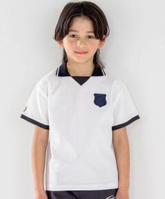 nexchic / ネクシック ポロシャツ | ワンポイント刺しゅうカノコ半袖ポロシャツ(110~150cm)